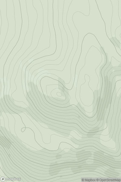 Thumbnail image for Creag na h-Iolaire [Loch Tay to Perth] showing contour plot for surrounding peak
